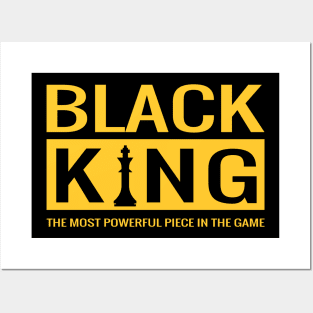 Black King The Most Powerful Piece In The Game, Black Men, Black Lives Matter Posters and Art